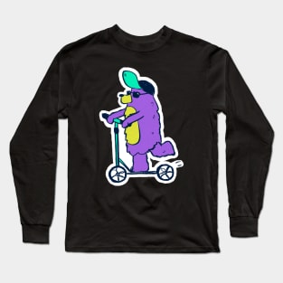 Scooter Bear Long Sleeve T-Shirt